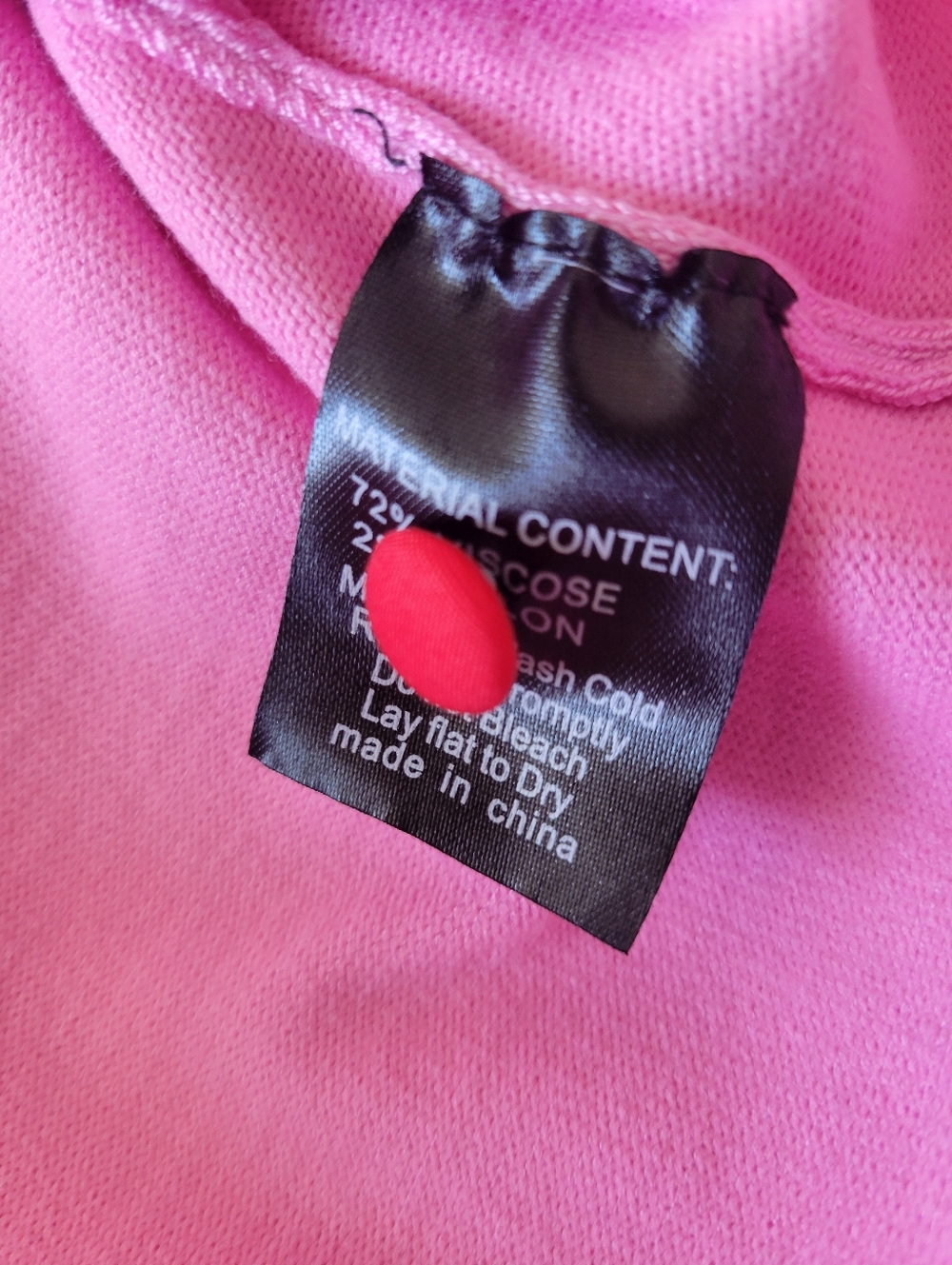 Retro Sourpuss Pink Short Sleeve Cropped Cradigan Shrug Embroidered Cherry Sz M - Picture 7 of 7